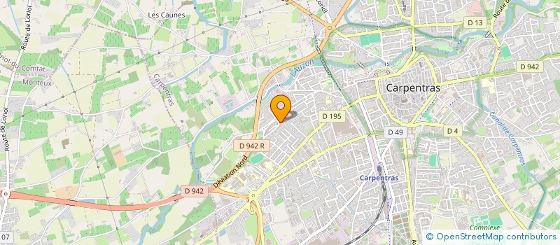 localisation de l'entreprise MONSIEUR ABDULHADI AL SHAMI  CARPENTRAS