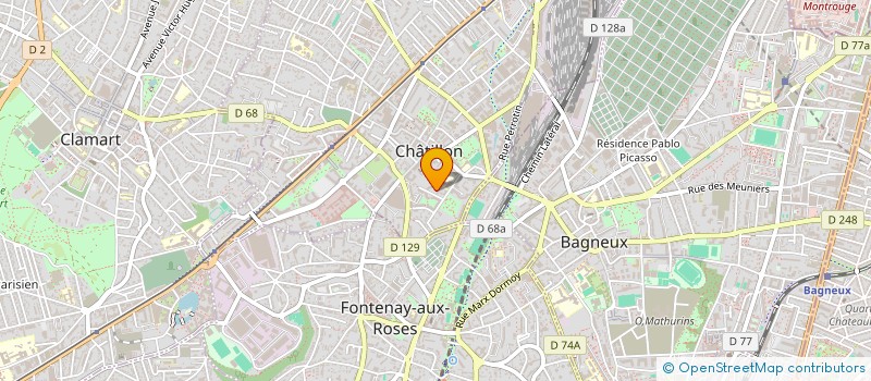 localisation de l'entreprise MONSIEUR ABDULHADI HAMADEH à CHATILLON