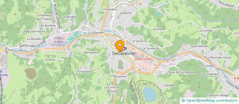 localisation de l'entreprise MONSIEUR ABDULHAKIM AZIMI à DECAZEVILLE