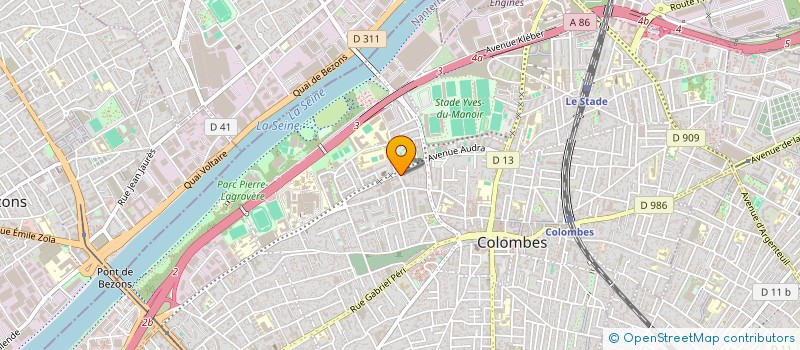 localisation de l'entreprise MONSIEUR ABDULHAMID KARIMI  COLOMBES