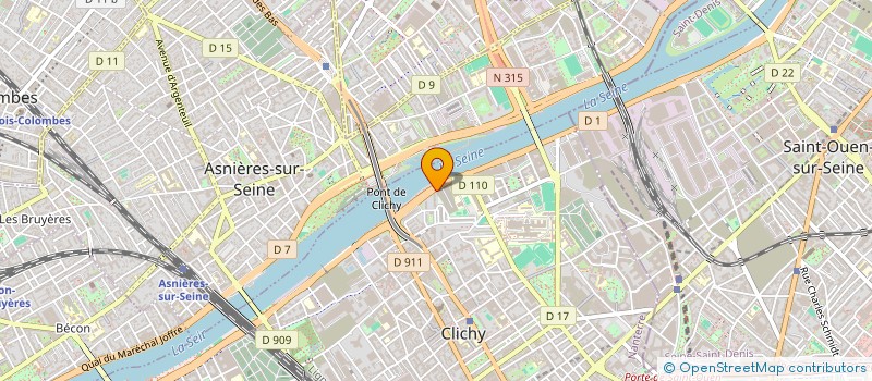 localisation de l'entreprise MONSIEUR ABDULHAQ MOMAND à CLICHY