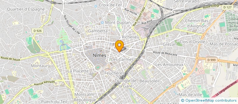 localisation de l'entreprise MONSIEUR ABDULHAQ SAFI  NIMES