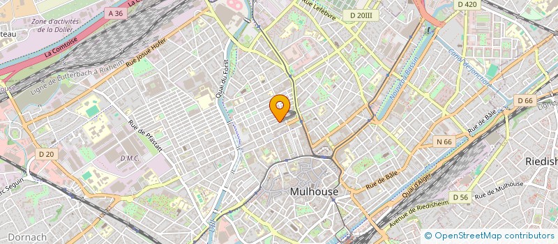 localisation de l'entreprise MONSIEUR ABDULHAQ SOULZAI  MULHOUSE