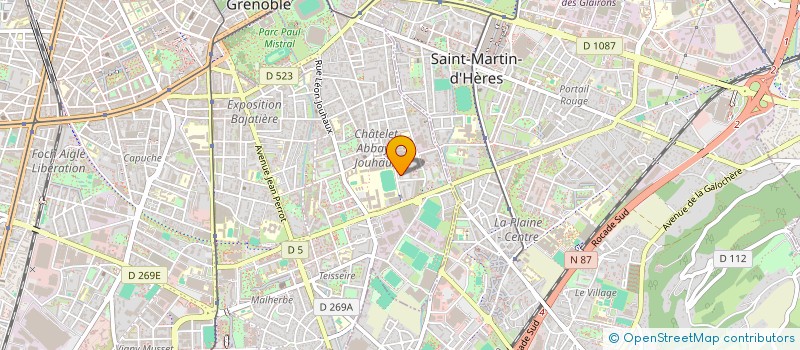 localisation de l'entreprise MONSIEUR ABDULJALIL GULISTANI  GRENOBLE