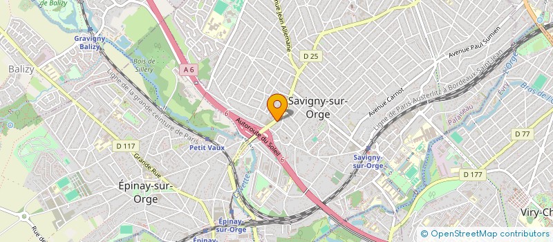 localisation de l'entreprise MONSIEUR ABDULKADIR MUKHTAR ALI à SAVIGNY-SUR-ORGE
