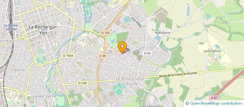 localisation de l'entreprise MONSIEUR ABDULKADIR MUUSE MOHAMED à LA ROCHE-SUR-YON