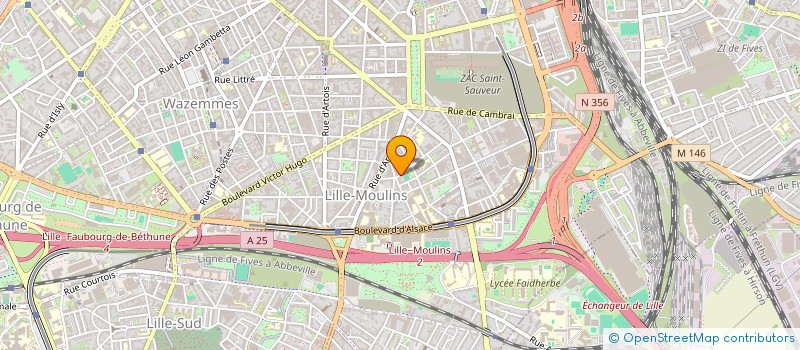localisation de l'entreprise MONSIEUR ABDULKAREEM AL TAIE à LILLE