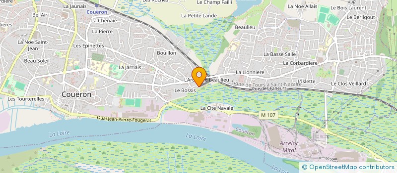 localisation de l'entreprise MONSIEUR ABDULKARIM MAHAMAT ARABI à COUERON