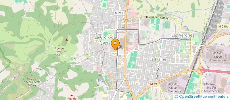 localisation de l'entreprise MONSIEUR ABDULKARIM YASSINE ALI ASSAD  CLERMONT-FERRAND