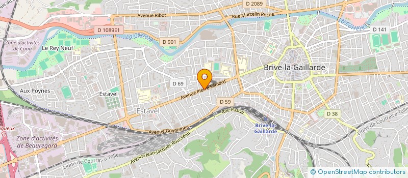 localisation de l'entreprise MONSIEUR ABDULKERIM BOR  BRIVE-LA-GAILLARDE