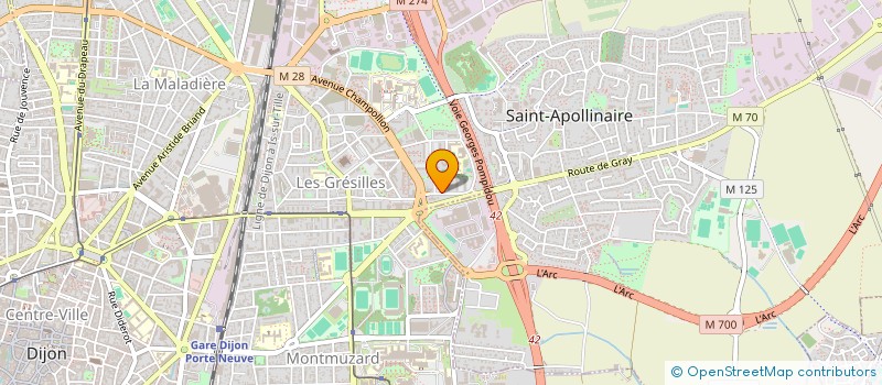 localisation de l'entreprise MONSIEUR ABDULKHADIR WALI FARAH  DIJON