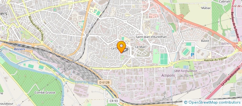 localisation de l'entreprise MONSIEUR ABDULKHALEK SHUKAT  BEZIERS