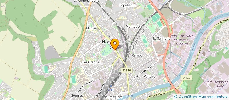 localisation de l'entreprise MONSIEUR ABDULKHALIQ NAIGAR  NOGENT-SUR-OISE