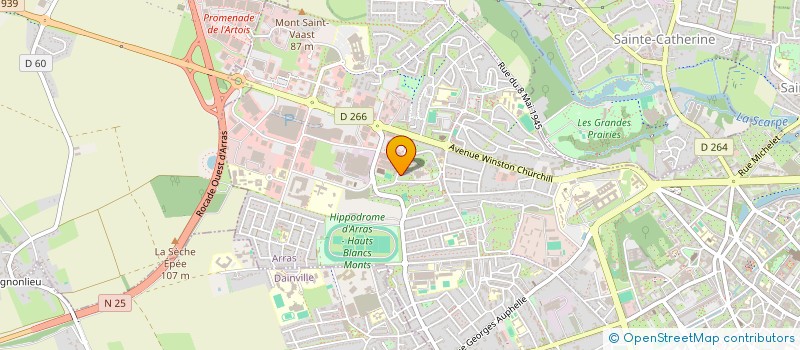 localisation de l'entreprise MONSIEUR ABDULLA MIA KHEL à ARRAS