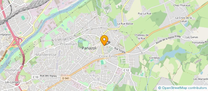 localisation de l'entreprise MONSIEUR ABDULLAH ALKHAYAT à PANAZOL