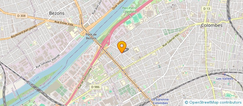 localisation de l'entreprise MONSIEUR ABDULLAH ANWAR MUSA ISAC à COLOMBES