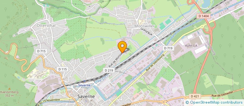 localisation de l'entreprise MONSIEUR ABDULLAH BESPARMAK  SAVERNE