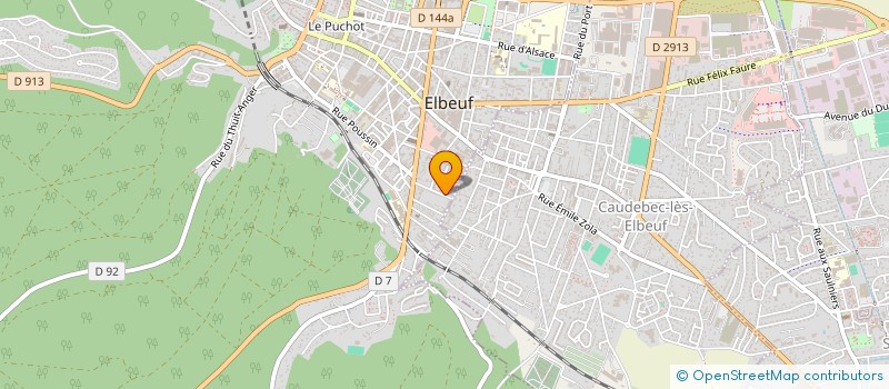 localisation de l'entreprise MONSIEUR ABDULLAH CAKIR  ELBEUF