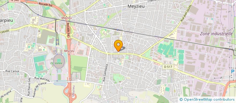 localisation de l'entreprise MONSIEUR ABDULLAH CEVIK  MEYZIEU