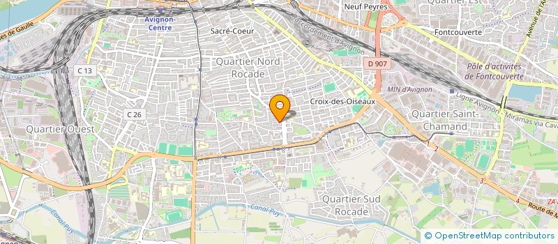 localisation de l'entreprise MONSIEUR ABDULLAH CEYLAN  AVIGNON