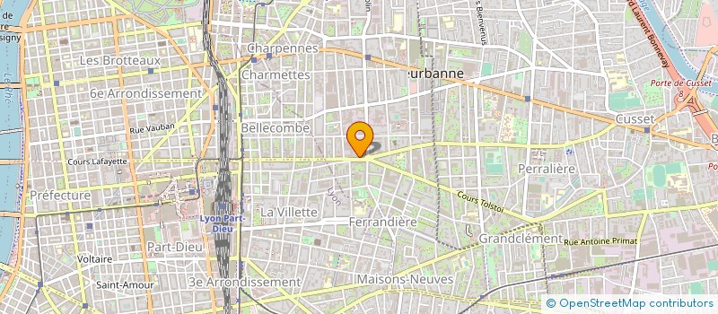 localisation de l'entreprise MONSIEUR ABDULLAH DINC  VILLEURBANNE