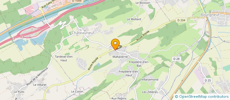localisation de l'entreprise MONSIEUR ABDULLAH DONMEZ  CHATEAUNEUF