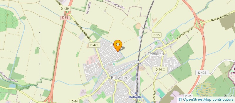 localisation de l'entreprise MONSIEUR ABDULLAH DUNDAR  BOLLWILLER