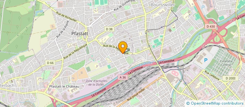 localisation de l'entreprise MONSIEUR ABDULLAH DURAN  PFASTATT