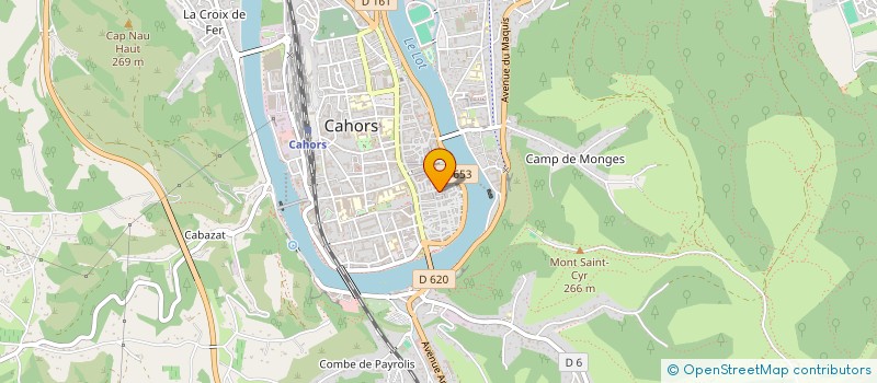 localisation de l'entreprise MONSIEUR ABDULLAH HAMEEDZAI  CAHORS