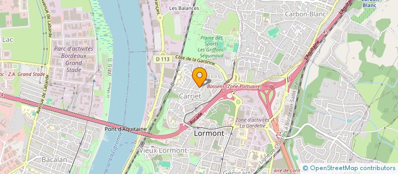 localisation de l'entreprise MONSIEUR ABDULLAH KARAGUR  LORMONT