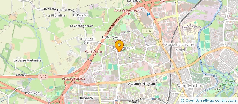 localisation de l'entreprise MONSIEUR ABDULLAH KHARUTI  RENNES