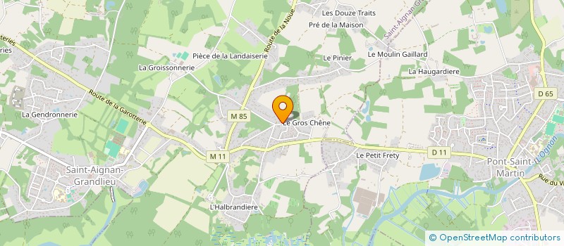 localisation de l'entreprise MONSIEUR ABDULLAH KILINC  SAINT-AIGNAN-GRANDLIEU