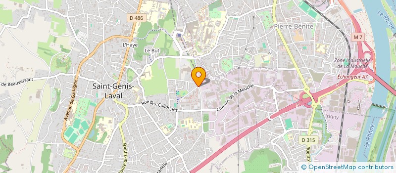 localisation de l'entreprise MONSIEUR ABDULLAH KOCAK  SAINT-GENIS-LAVAL