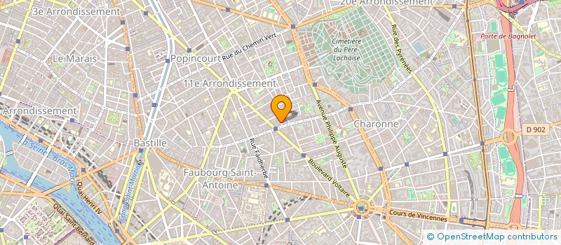 localisation de l'entreprise MONSIEUR ABDULLAH KURKCU  PARIS