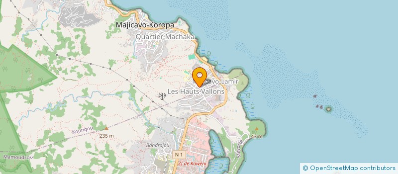 localisation de l'entreprise MONSIEUR ABDULLAH MAHAMOUDOU à MAMOUDZOU