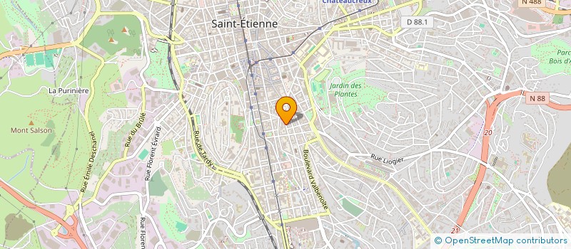 localisation de l'entreprise MONSIEUR ABDULLAH MAMUN  SAINT-ETIENNE