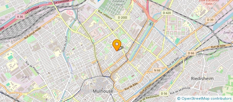 localisation de l'entreprise MONSIEUR ABDULLAH MOHAMMADI  MULHOUSE