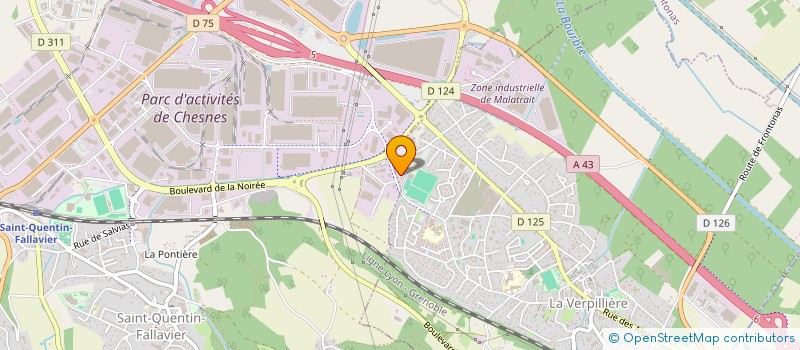 localisation de l'entreprise MONSIEUR ABDULLAH MOMAND  LA VERPILLIERE