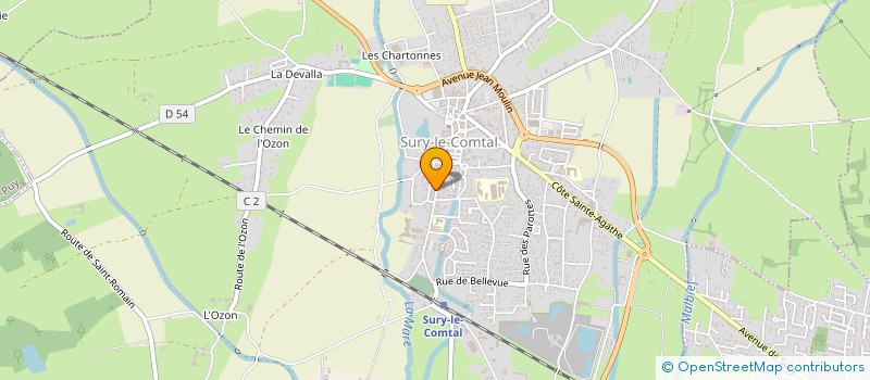 localisation de l'entreprise MONSIEUR ABDULLAH SAHBAZ à SURY-LE-COMTAL
