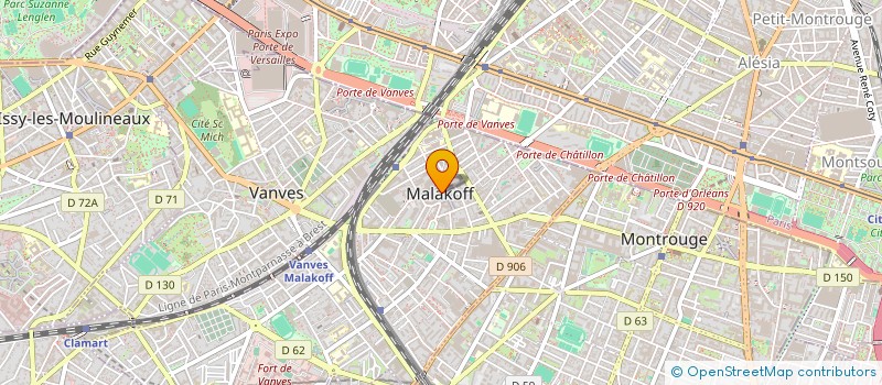 localisation de l'entreprise MONSIEUR ABDULLAH SAMADI  MALAKOFF