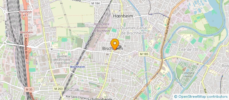 localisation de l'entreprise MONSIEUR ABDULLAH SEN  BISCHHEIM