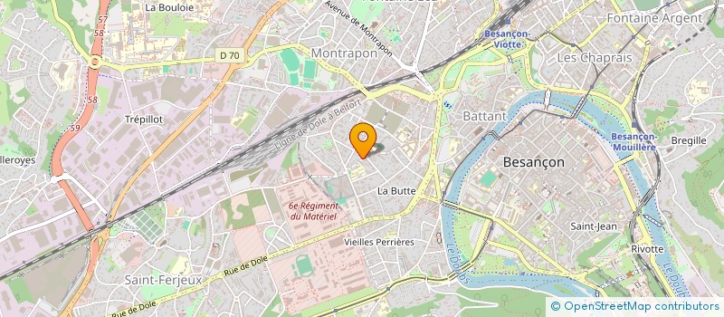 localisation de l'entreprise MONSIEUR ABDULLAH ULLAH  BESANCON