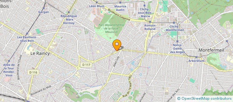 localisation de l'entreprise MONSIEUR ABDULLAH ZAMAN KHIL à GAGNY