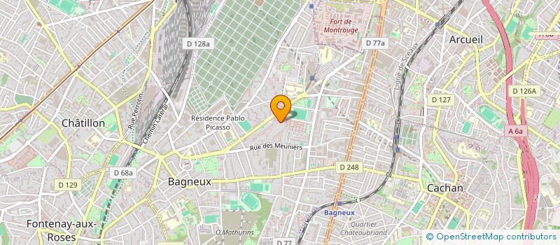 localisation de l'entreprise MONSIEUR ABDULLAMIR OMARKHIL à BAGNEUX