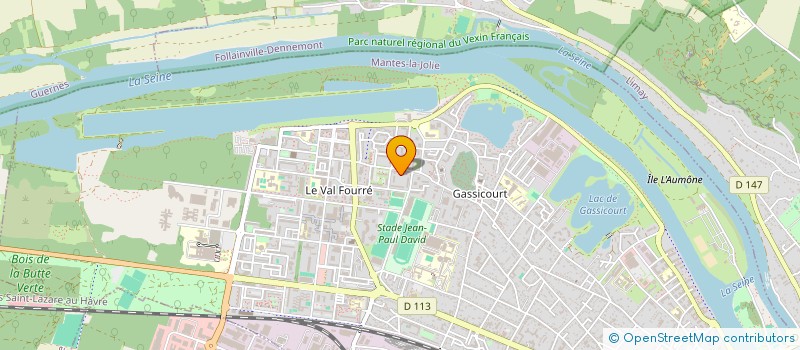 localisation de l'entreprise MONSIEUR ABDULMATIN HUSSAINKHAIL  MANTES-LA-JOLIE