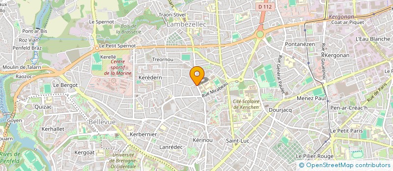 localisation de l'entreprise MONSIEUR ABDULMATIN NOORZAI à BREST