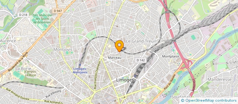 localisation de l'entreprise MONSIEUR ABDULNASER ZAMANI à LIMOGES