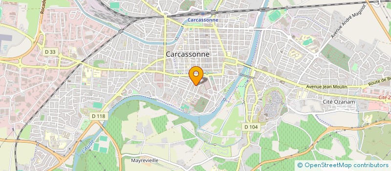 localisation de l'entreprise MONSIEUR ABDULQAYOM HOSSAINI à CARCASSONNE
