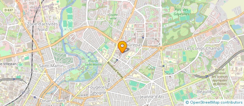 localisation de l'entreprise MONSIEUR ABDULRAHMAN ABDELKAREIM ARBAB  RENNES