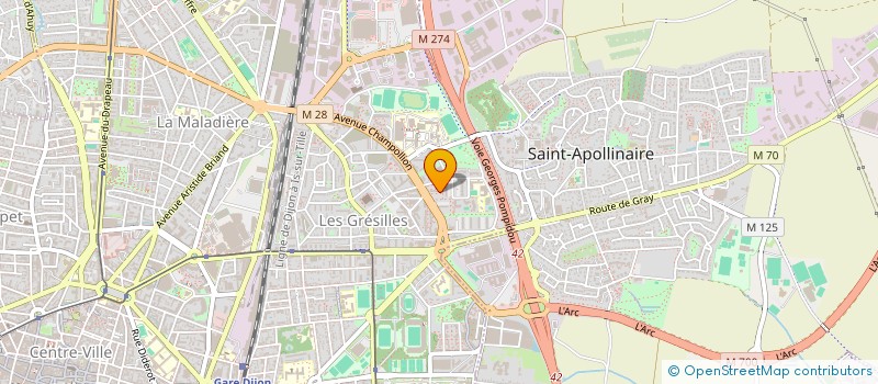 localisation de l'entreprise MONSIEUR ABDULRAHMAN ABDO  DIJON